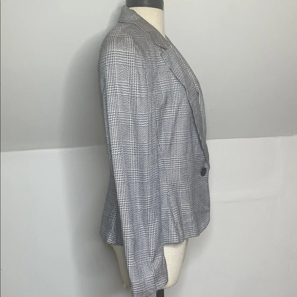 Dior Classic Black and White Checkered Blazer